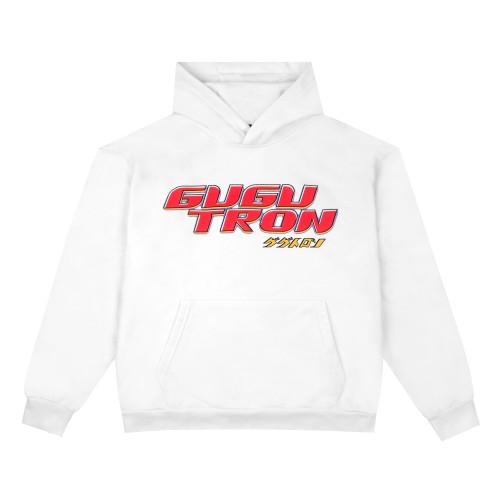hoodie "GUGUTRON" white